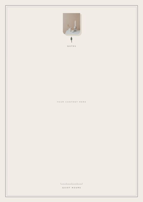 Candles & Home Fragrance — Framed Blank page