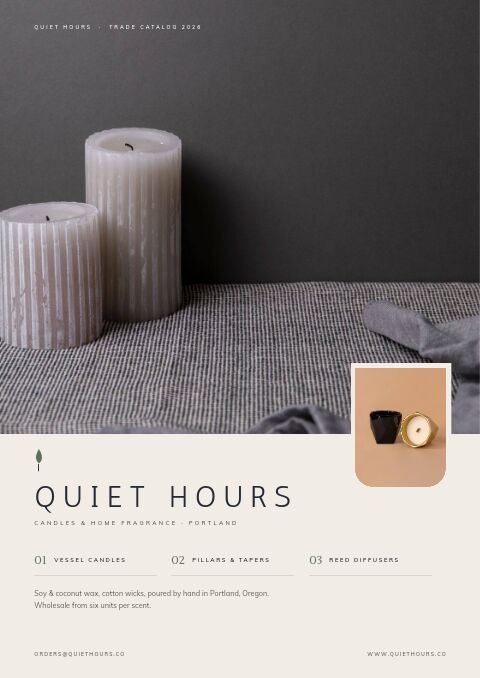 Candles & Home Fragrance — Cover · band page