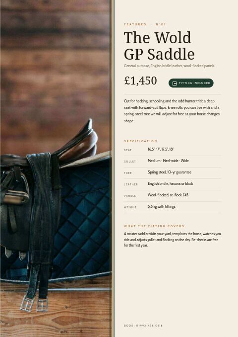 Equestrian & Country — Featured Product page