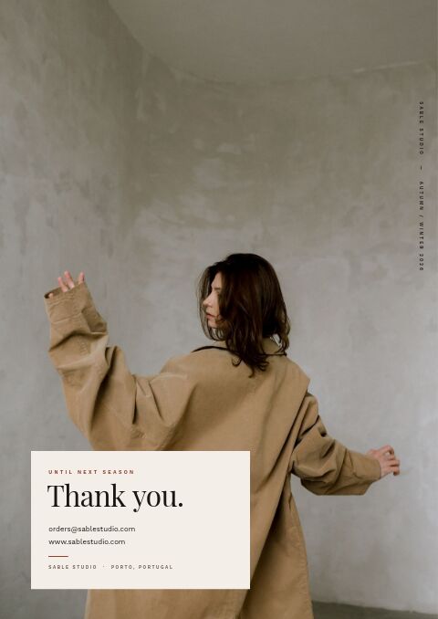 Fashion & Apparel — Back Cover page