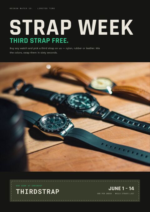 Field & Dive Watches — Promo / Sale page