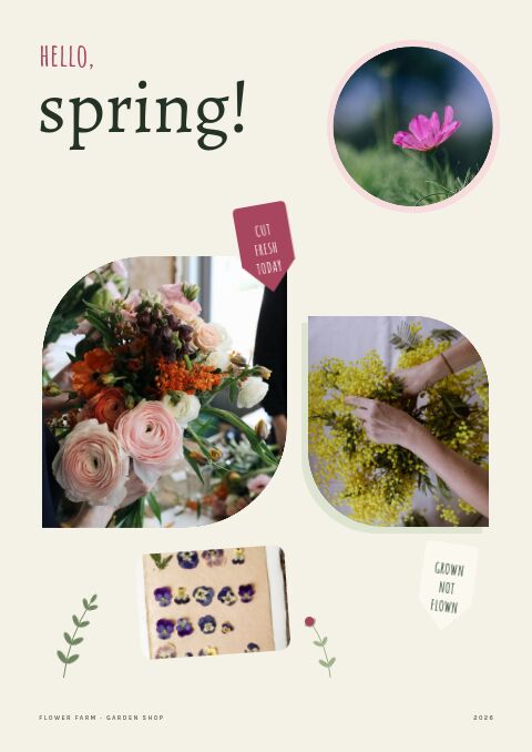 Garden & Floral — Cover · sticker page