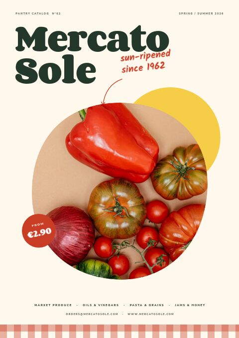 Food & Beverage — catalog template
