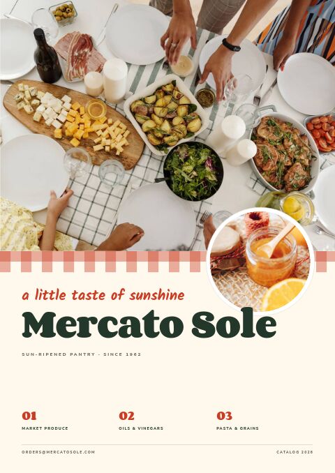 Food & Beverage — Cover · band page