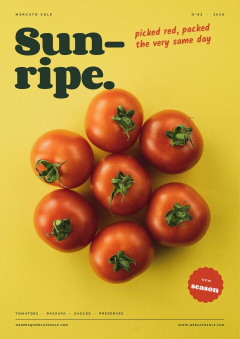 Food & Beverage — Cover · poster page