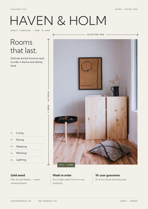 家具・インテリア — カタログテンプレート