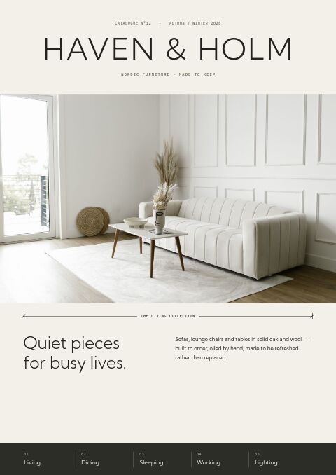 Furniture & Home — Cover · band page