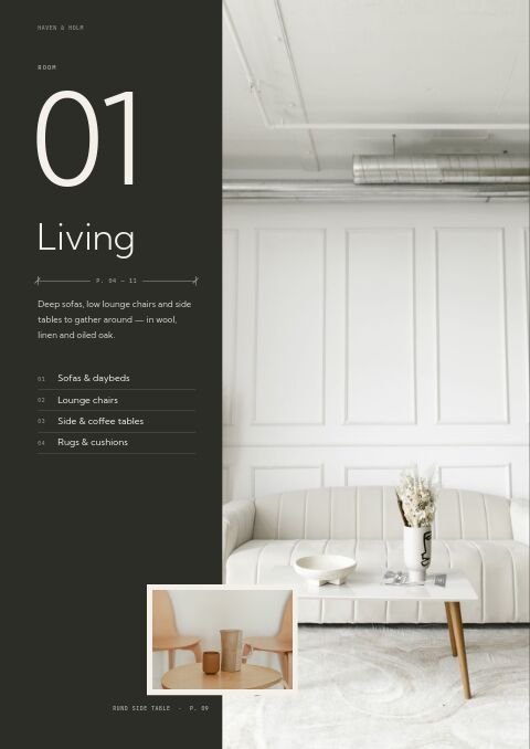 Furniture & Home — Collection Divider page