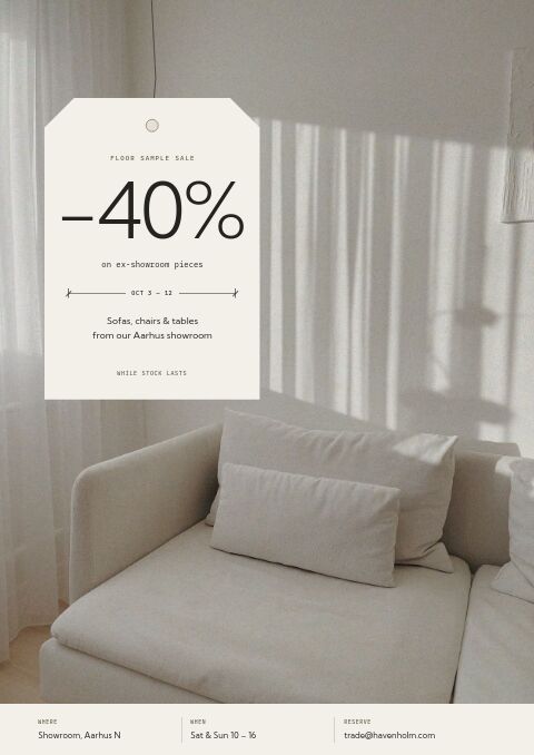 Furniture & Home — Promo / Sale page