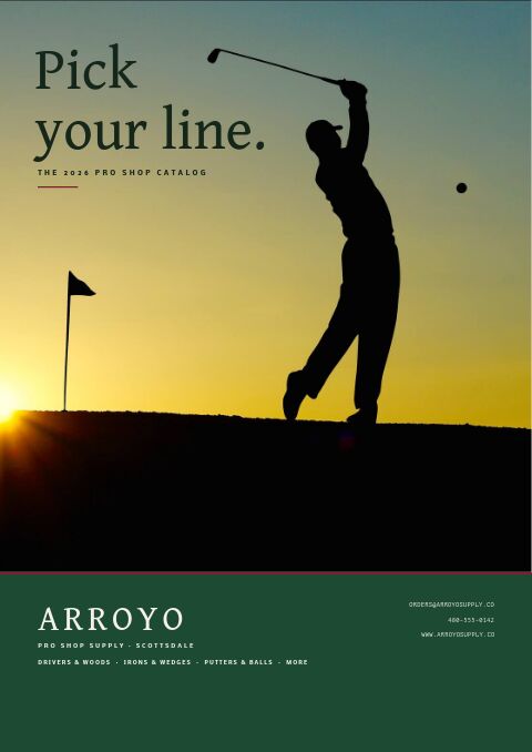 Golf & Club — Cover · poster page