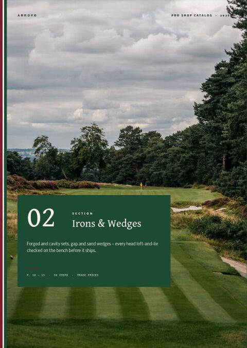 Golf & Club — Collection Divider page