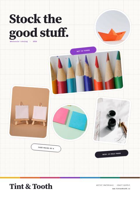 Arts & Crafts Premium — Cover · sticker page