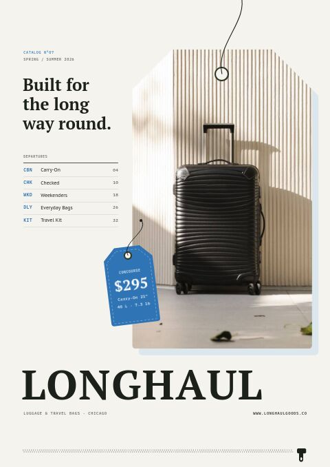 Bags & Luggage Premium — プレミアムカタログテンプレート