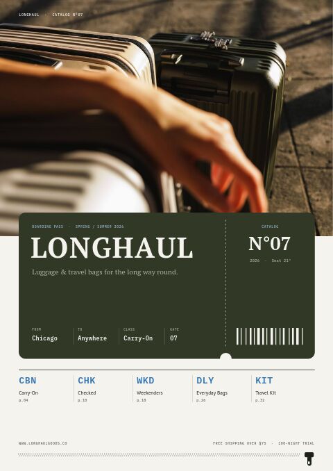 Bags & Luggage Premium — Cover · band page