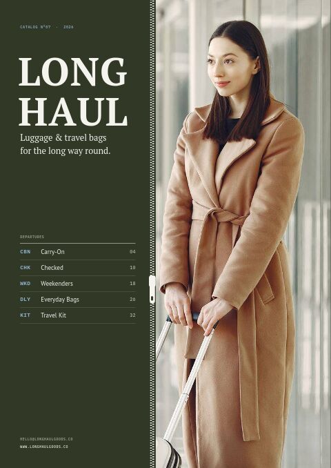Bags & Luggage Premium — Cover · split page