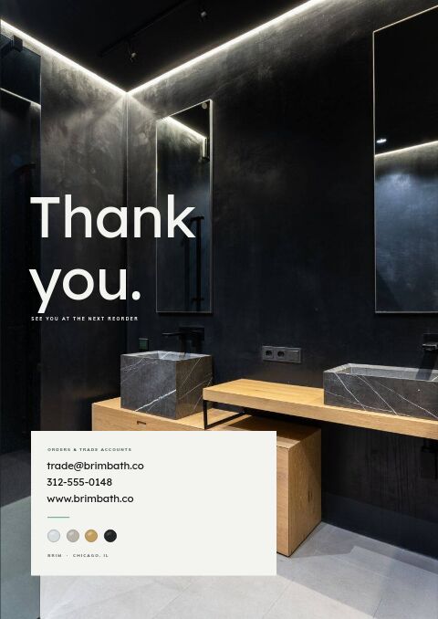 Bathroom Fixtures Premium — Back Cover page