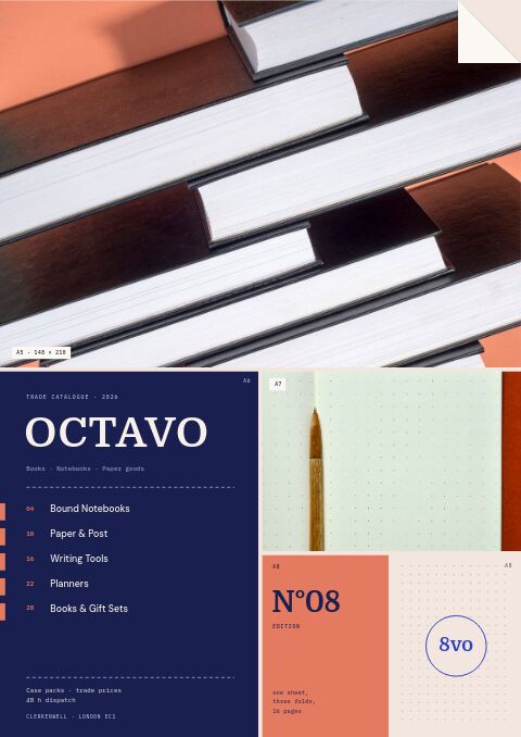 Books & Stationery Premium catalog template cover