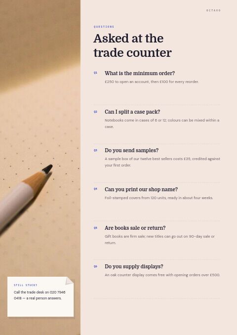 Books & Stationery Premium — FAQ page