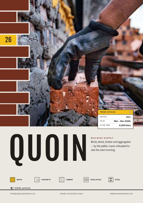 Building Materials Premium — プレミアムカタログテンプレート