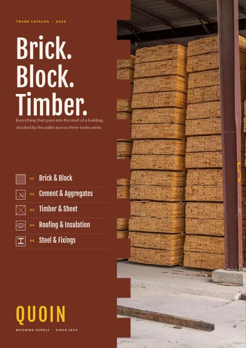 Building Materials Premium — Cover · split page