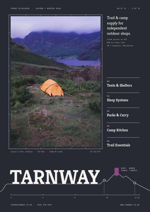 Camping & Hiking Premium — プレミアムカタログテンプレート