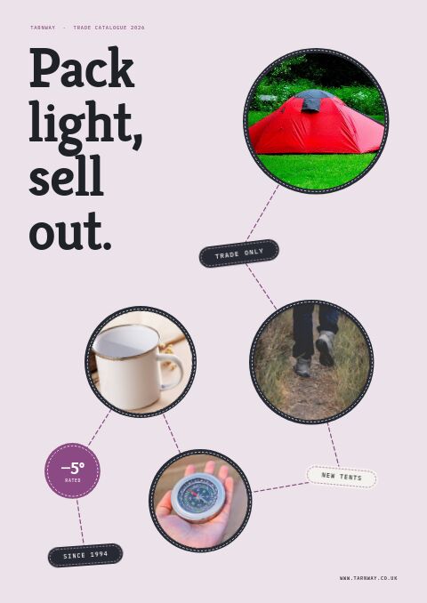 Camping & Hiking Premium — Cover · sticker page