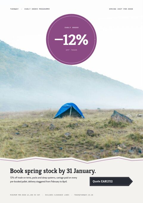 Camping & Hiking Premium — Promo / Sale page