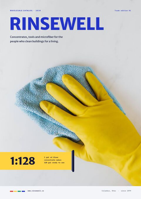 Cleaning Supplies Premium — プレミアムカタログテンプレート