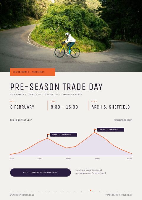Cycling Premium — Event / Launch page