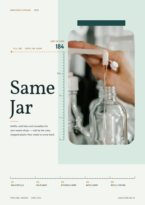 Eco-Friendly Products Premium — プレミアムカタログテンプレート