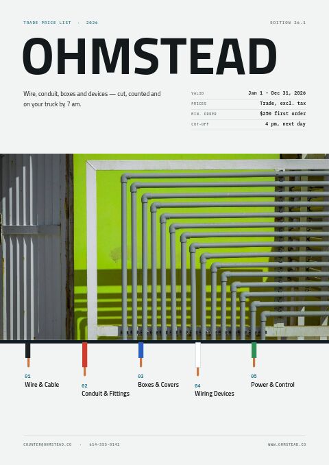 Electrical Supplies Premium — Cover · band page
