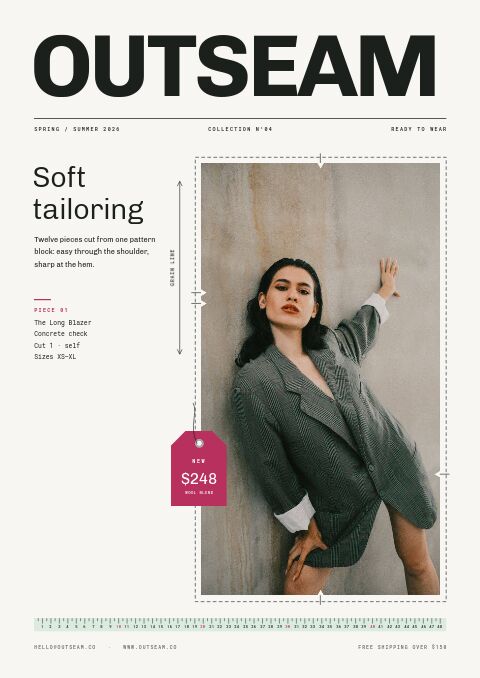 Fashion Premium catalog template cover