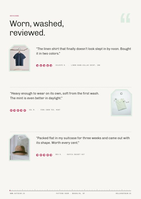 Fashion Premium — Testimonials page