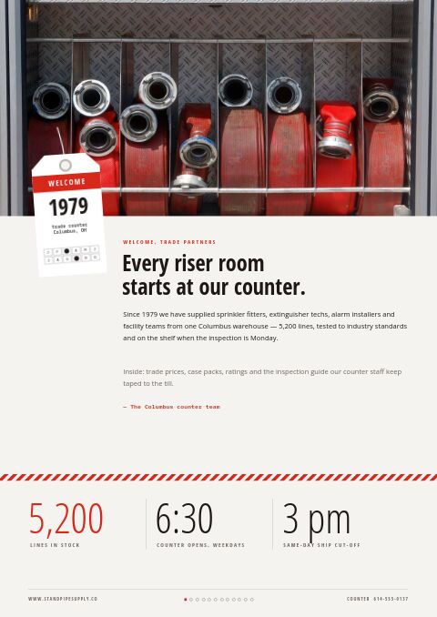 Fire Protection Premium — Welcome / About page