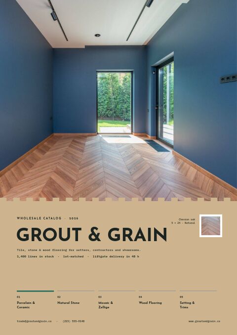 Flooring & Tile Premium — Cover · band page
