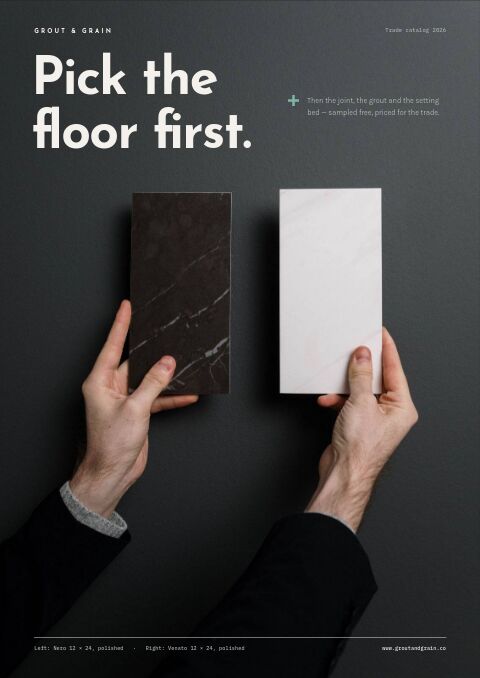 Flooring & Tile Premium — Cover · poster page