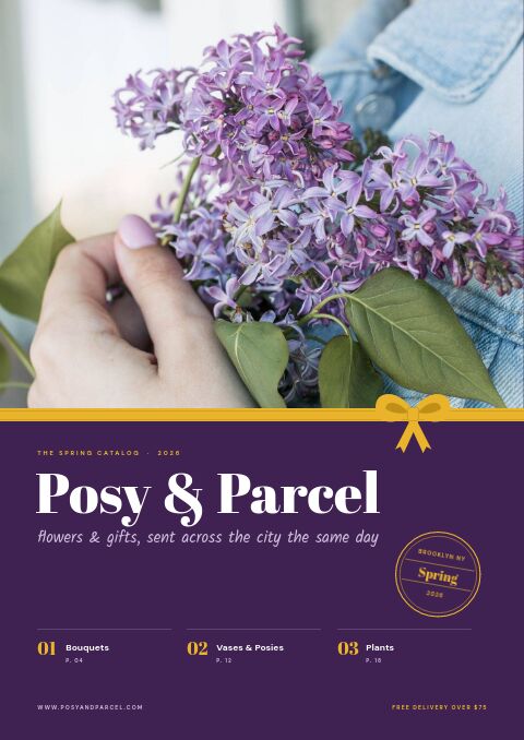 Flowers & Gifts Premium — Cover · band page