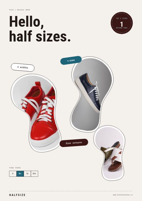 Footwear Premium — Cover · sticker page