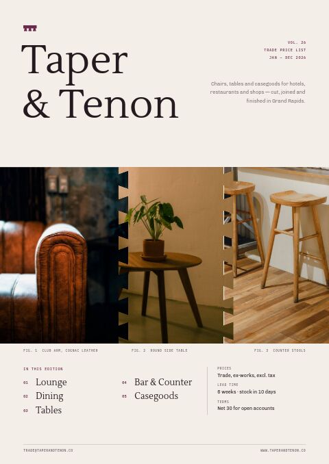 Furniture Premium — Cover · band page