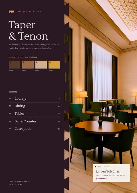 Furniture Premium — Cover · split page