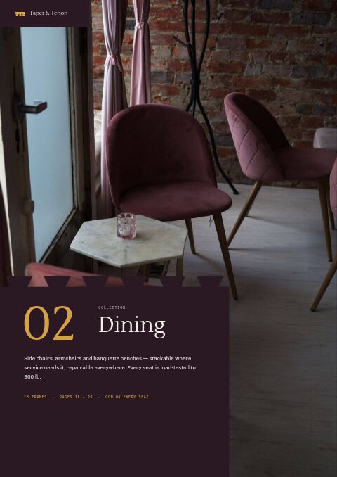 Furniture Premium — Collection Divider page
