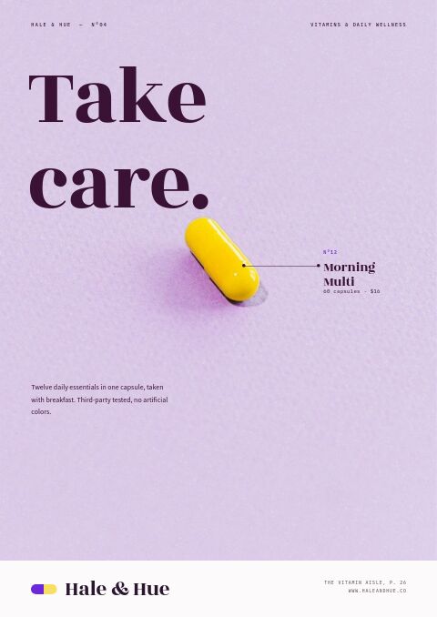 Health & Beauty Premium — Cover · poster page