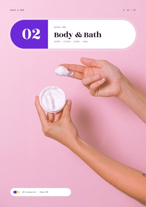 Health & Beauty Premium — Collection Divider page
