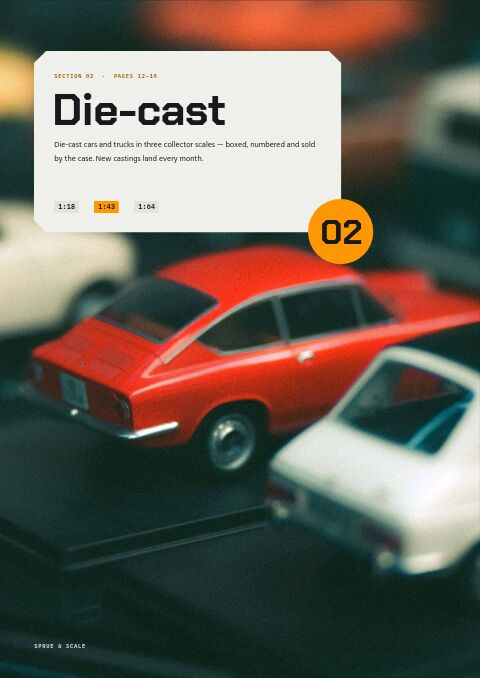 Hobby & Collectibles Premium — Collection Divider page