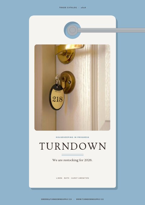 Hotel Supplies Premium — Cover · framed page