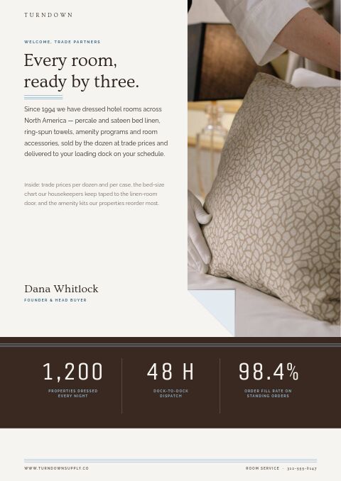 Hotel Supplies Premium — Welcome / About page