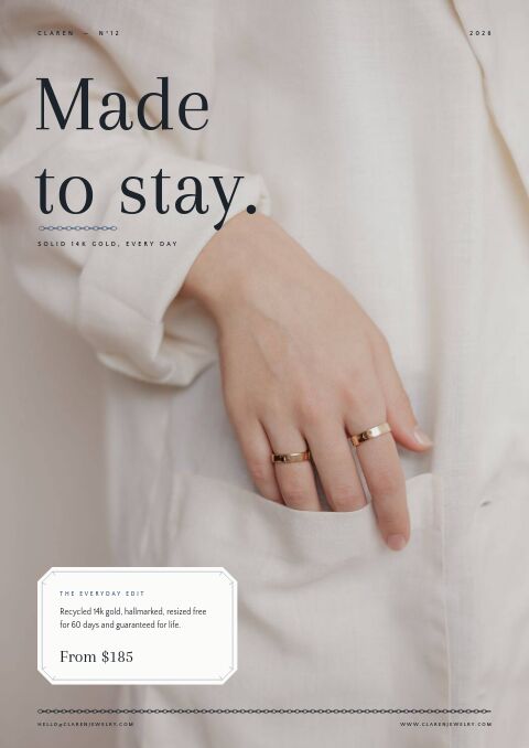 Jewelry Premium — Cover · poster page