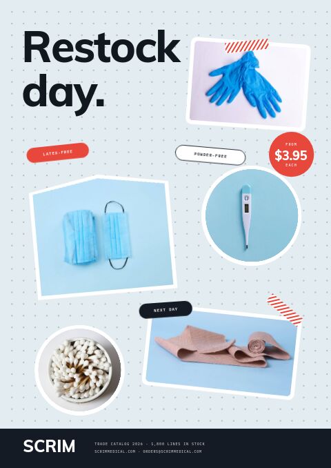 Medical Supplies Premium — Cover · sticker page