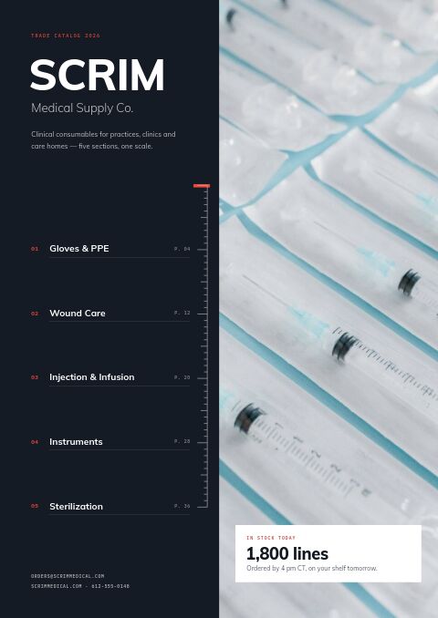 Medical Supplies Premium — Cover · split page