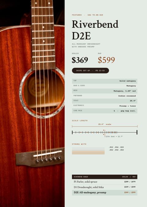 Music & Instruments Premium — Featured Product page